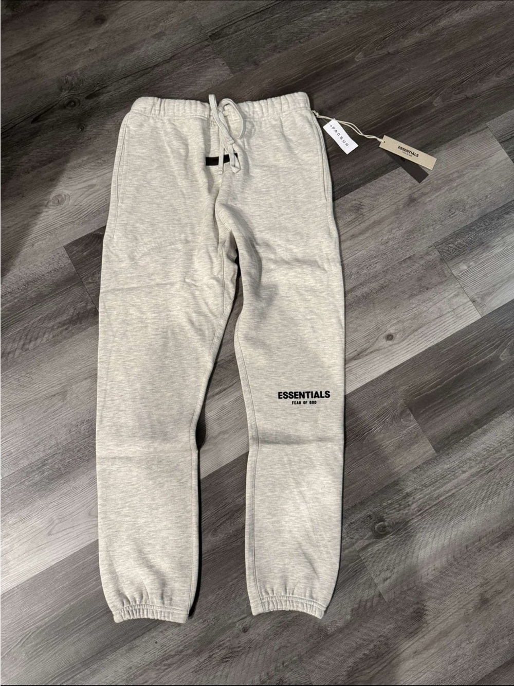 Fear Of God Essentials Cuffed Light Oatmeal Pants